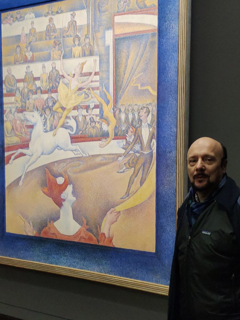 „Le cirque” Georgesa Seurata, jedno z wielu postimpresjonistycznych arcydzieł w Musée d'Orsay, Paryż.