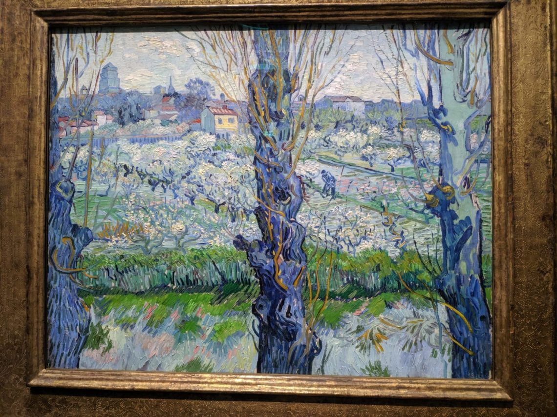 Van Gogh, View of Arles, flowering orchards