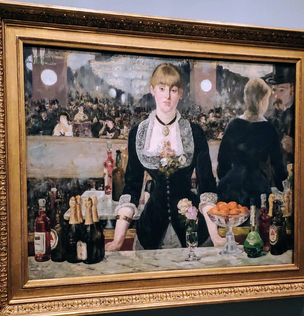 "A Bar at the Folies-Bergère" by Edouard Manet