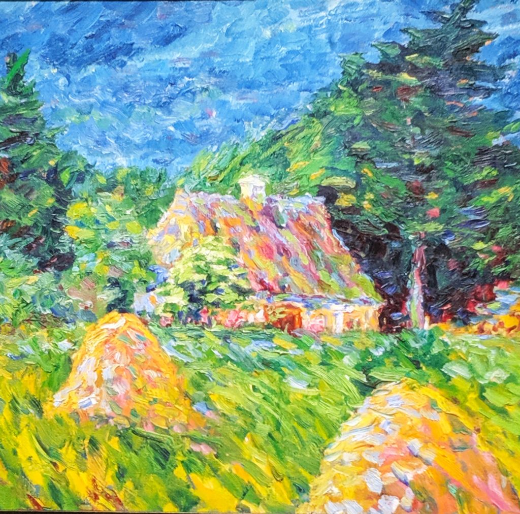 “House by the Woods”, 1908, by Emil Nolde