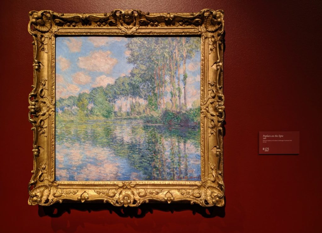 Monet, "Poplars on the Epte" (1891)