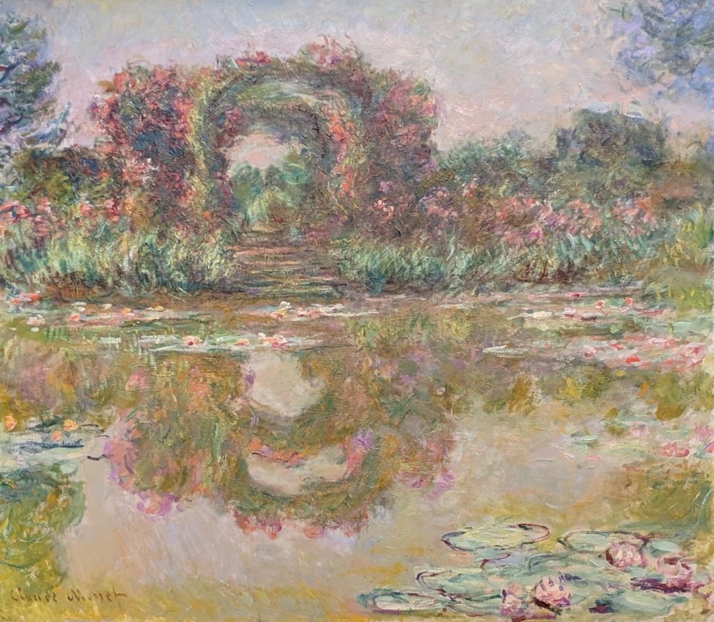 Monet, "Rose-Arches at Giverny" (1913)