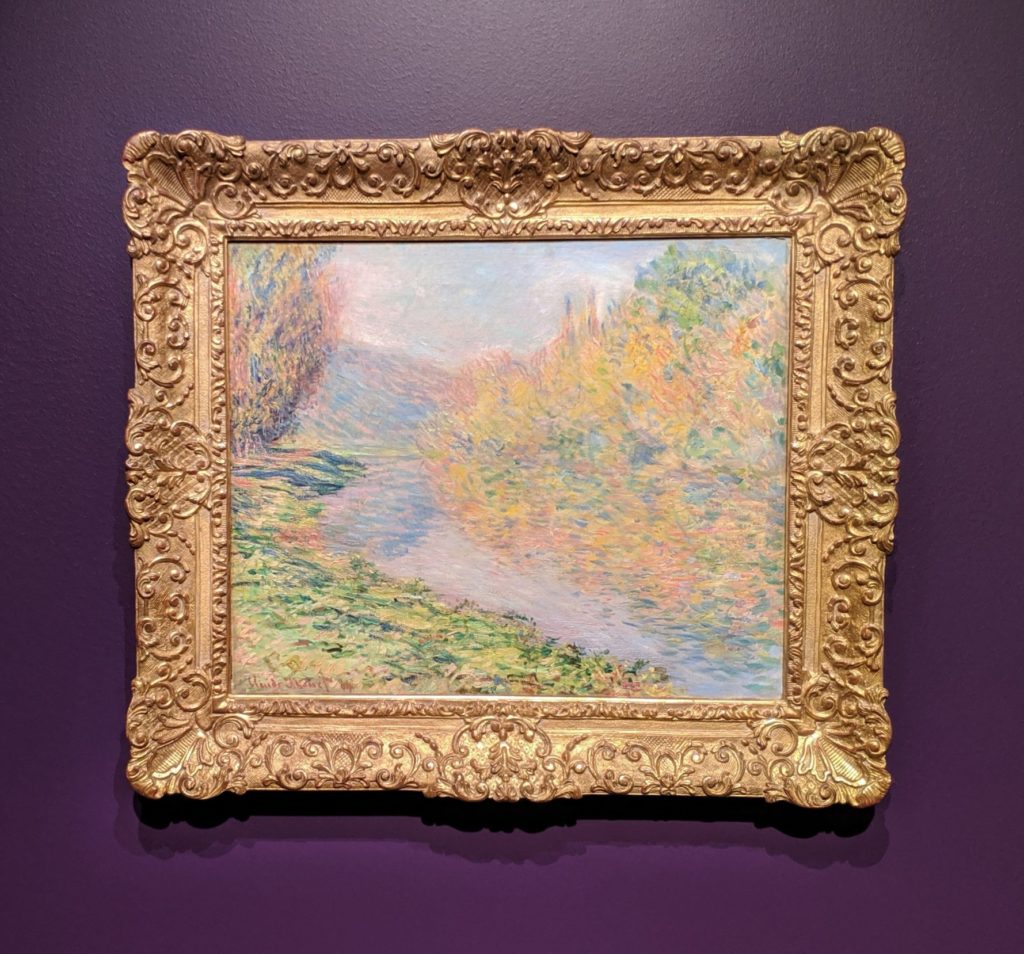Monet, "Autumn at Jeufosse" (1884)