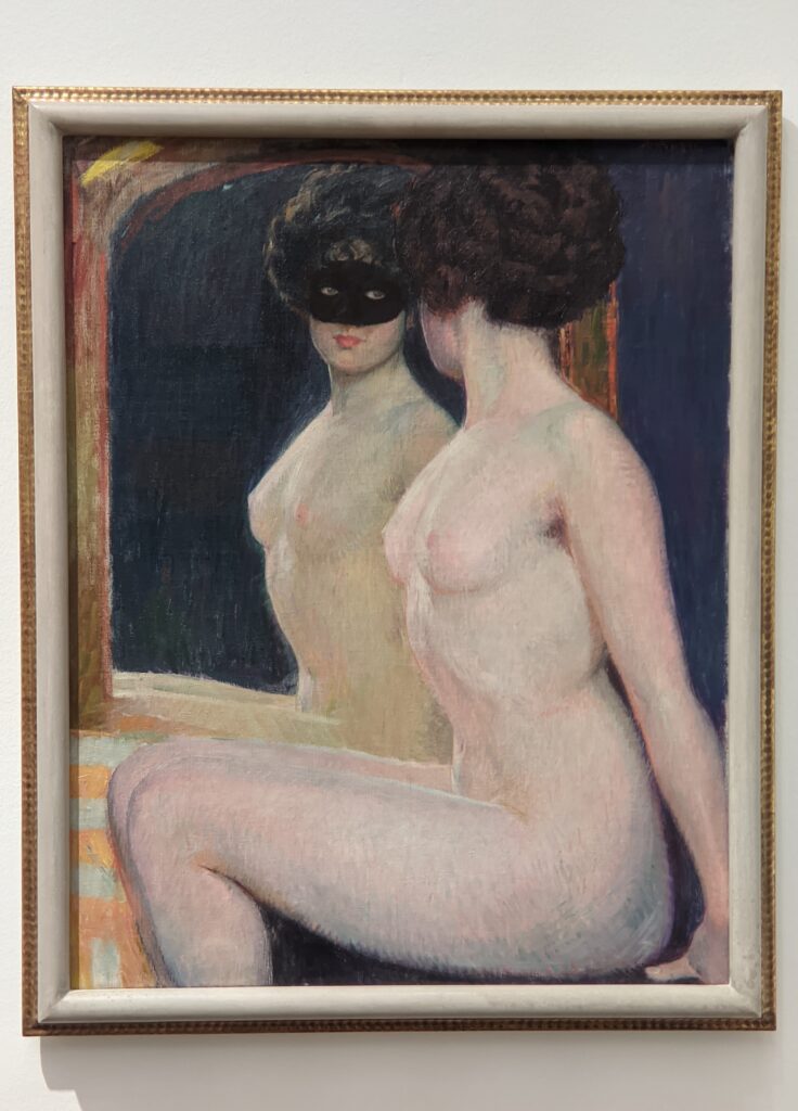 Female Nude in Front of Mirror in Leopold Museum