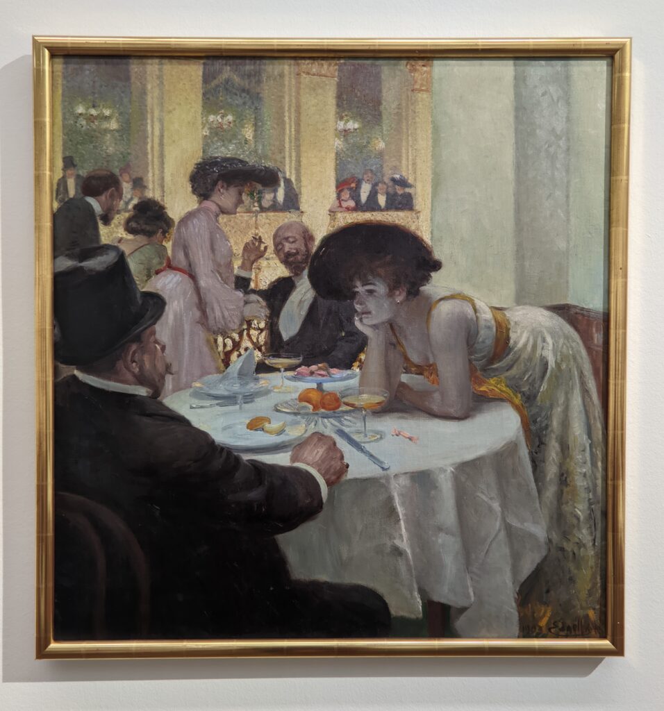 Box at the Sophiensaal, 1903 by Josef Engelhart in Leopold Museum