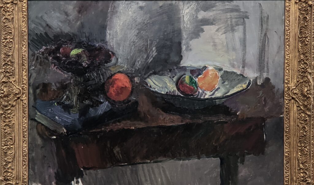 Still Life with Fruit and Book, 1911  by Anton Kolig in Leopold Museum