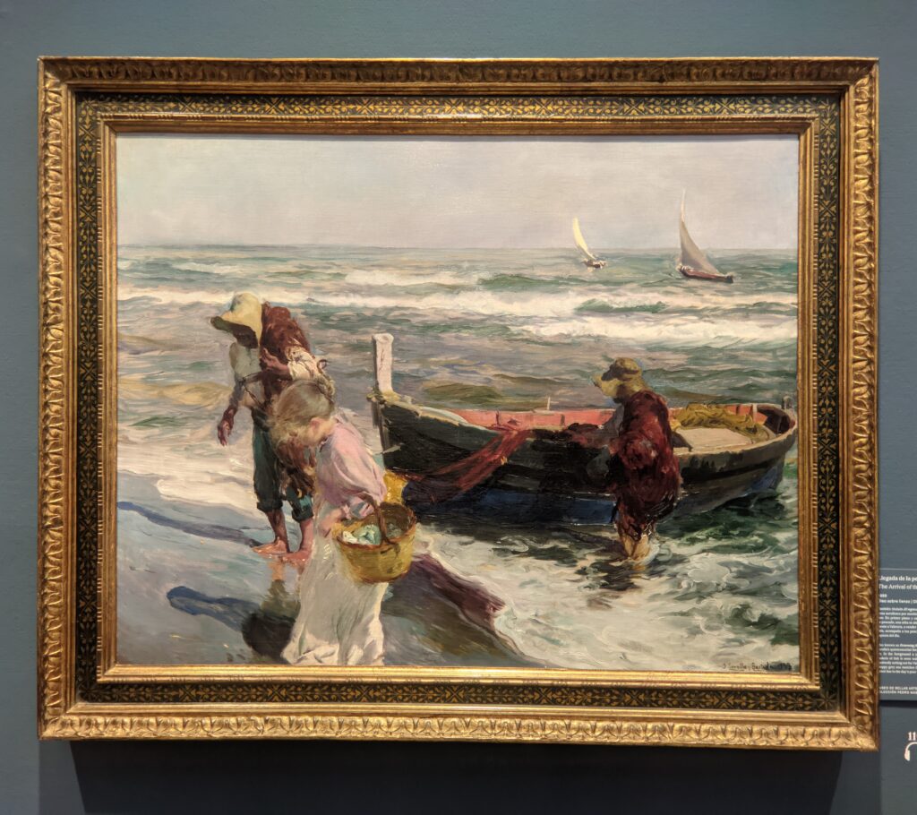 The Arrival of the Catch in Sorolla Museum, Madrid