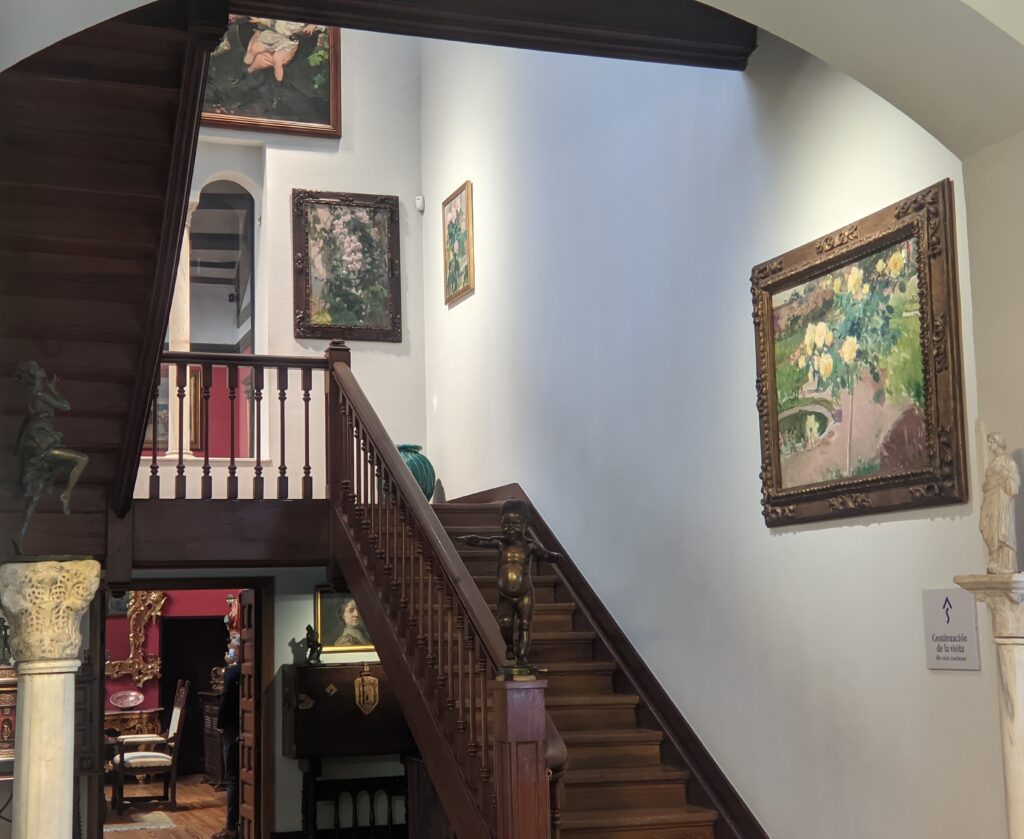 Inside the Sorolla Museum, stairs, Madrid