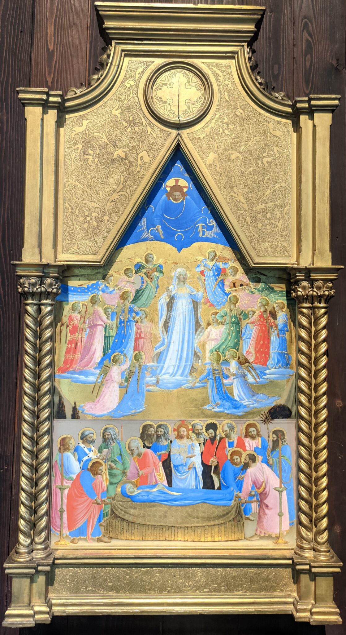 Gardner Museum Boston, Religious golden-blue painting