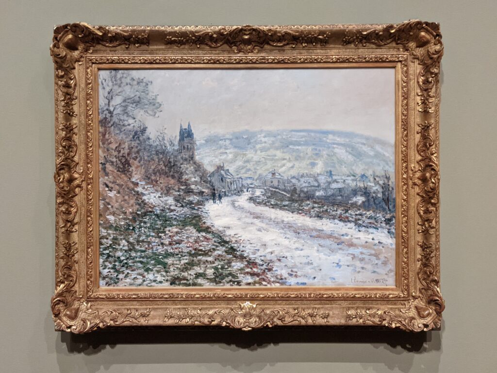Claude Monet, winter painting MFA Boston
