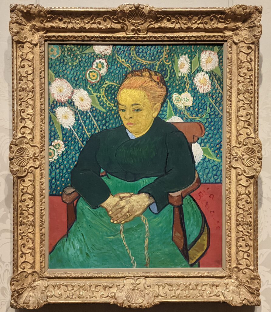 Van Gogh woman on the armchair Boston
