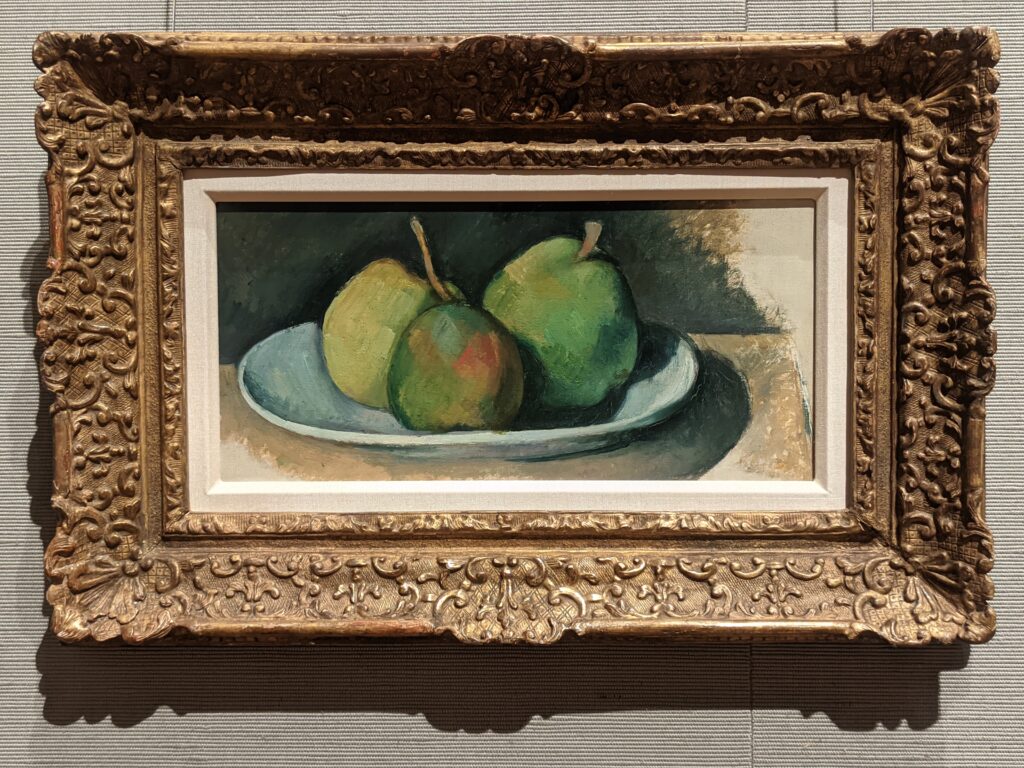 Pears by Cezanne in Boston