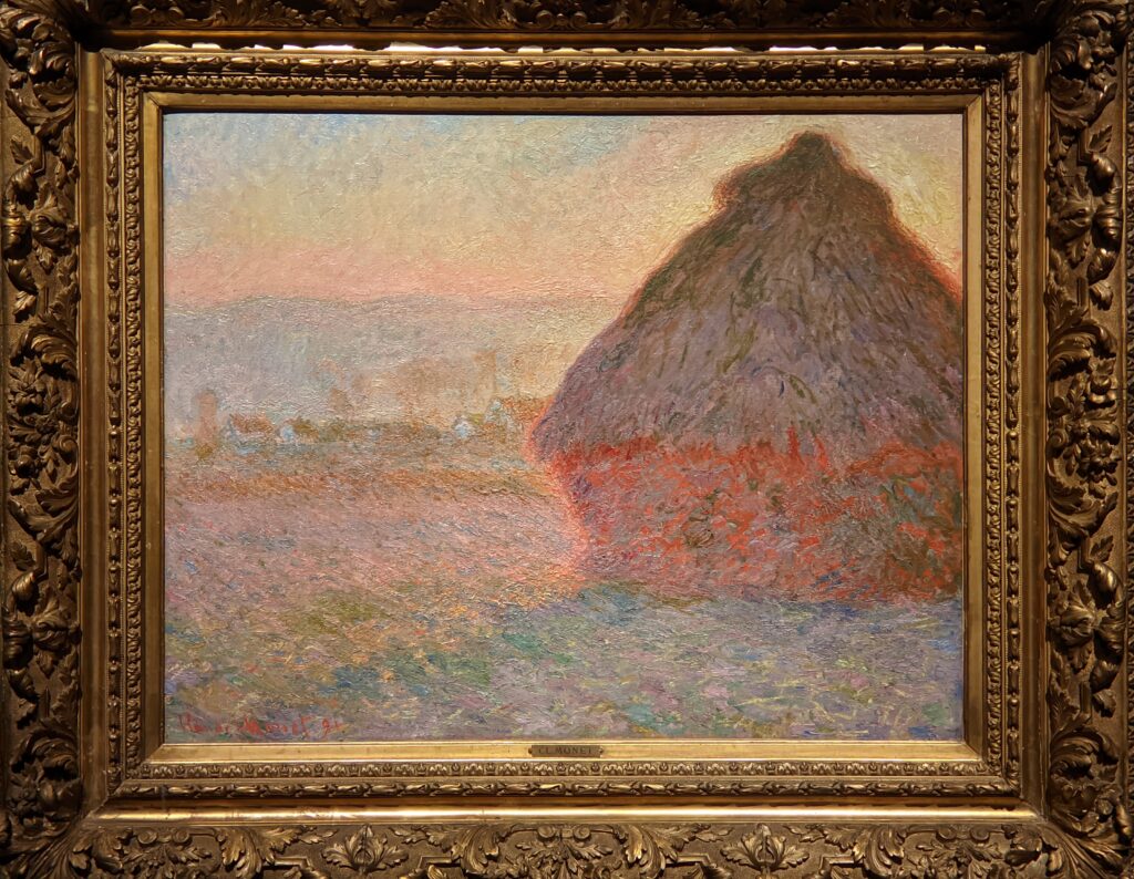 Grainstack by Claude Monet in MFA Boston