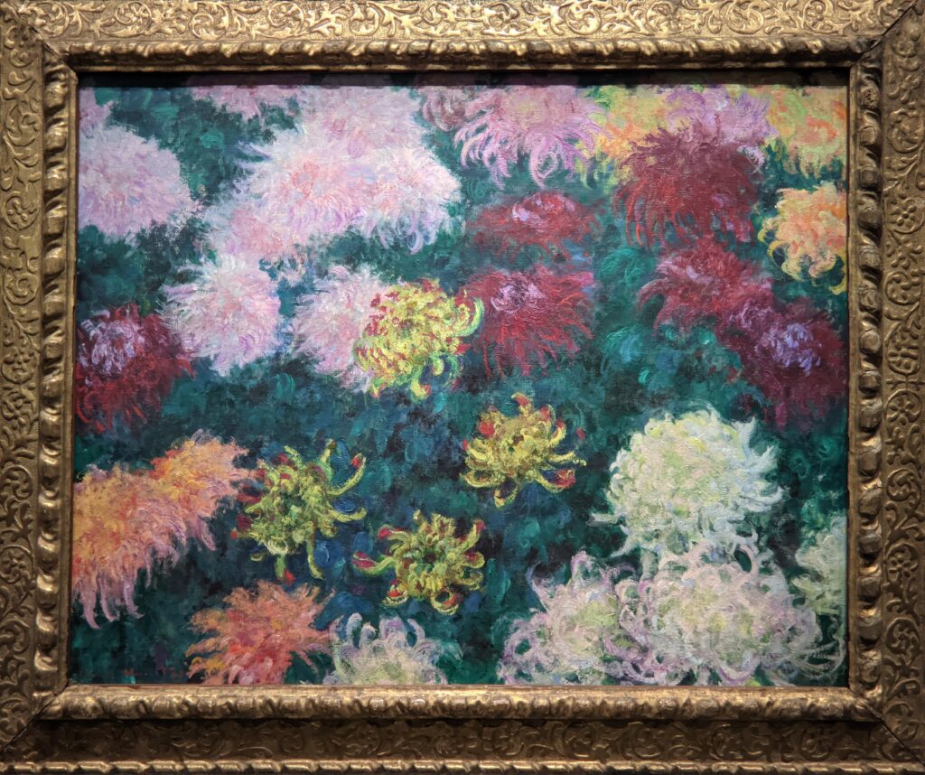 Monet chrisantemas2 Paris