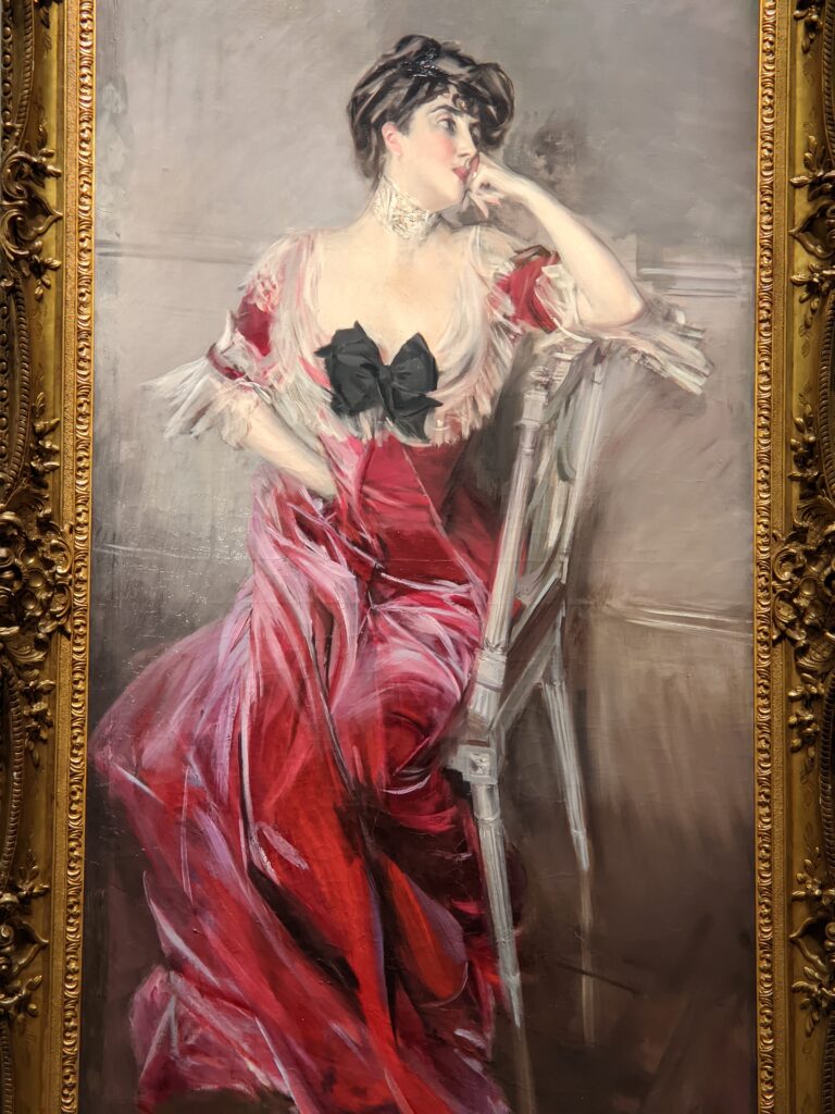 Paris Red dress woman Boldini