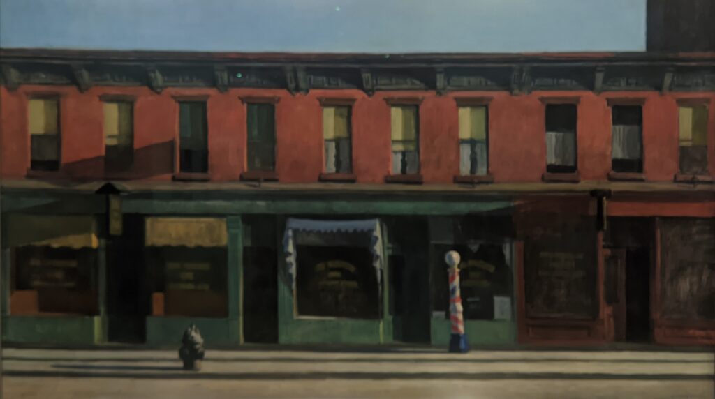 New York City, Early Sunday Morning, Hopper