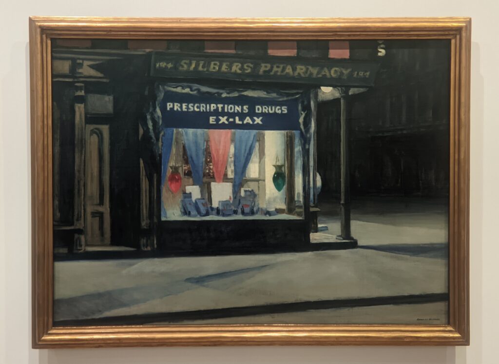 Drug Store, New York City, Hopper