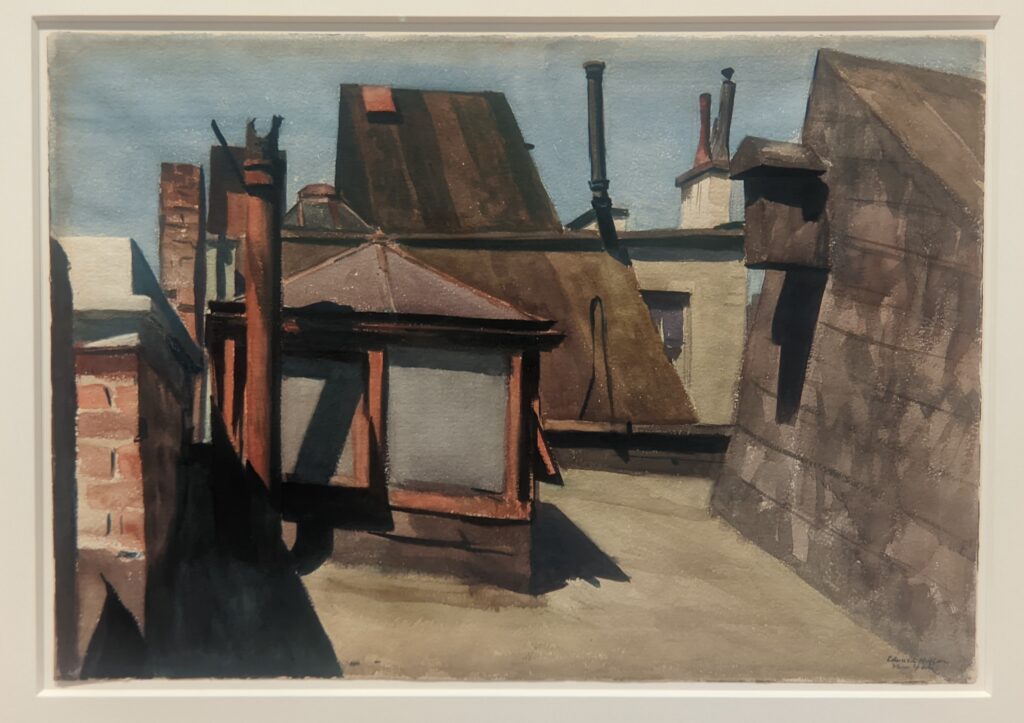 My Roof, New York City, Hopper