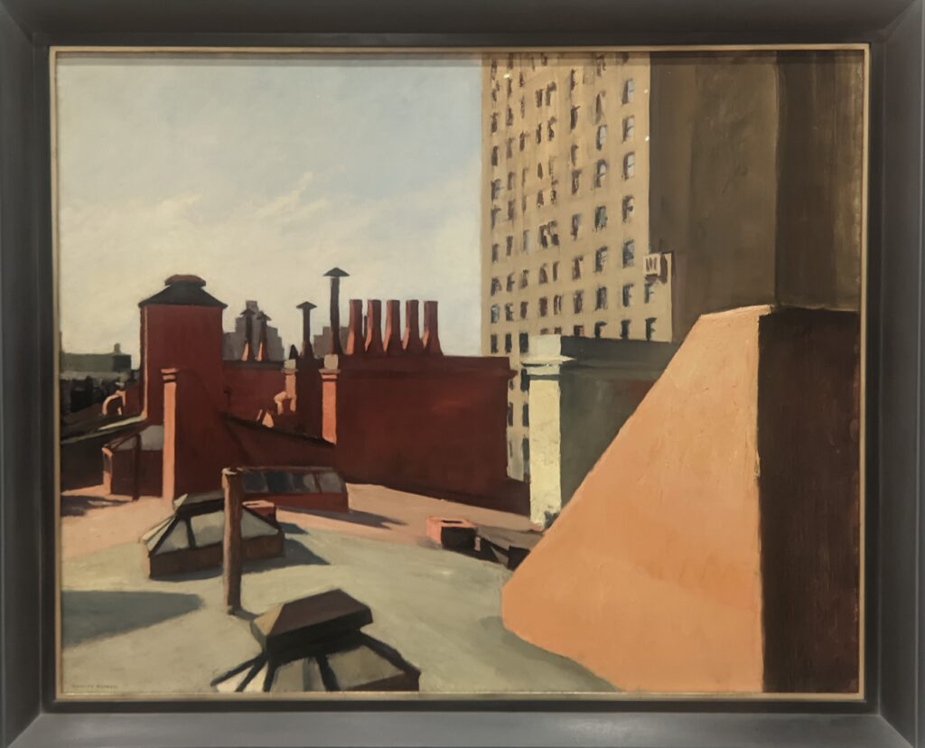 City Roofs, New York City, Hopper