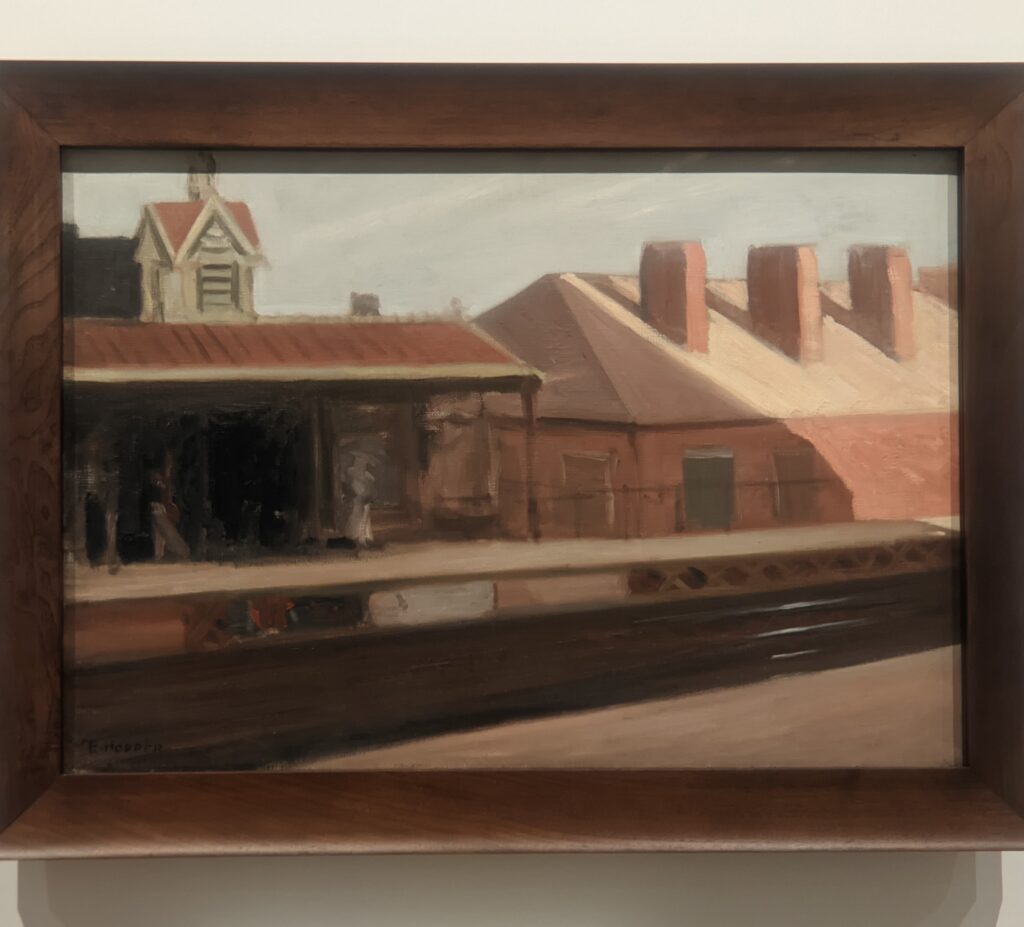 The El Station, New York City, Hopper