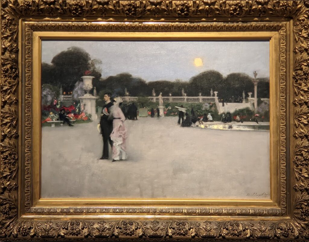 In the Luxembourg Gardens, 1879 by John Singer Sargent as a part of Sargent and Paris exhibit