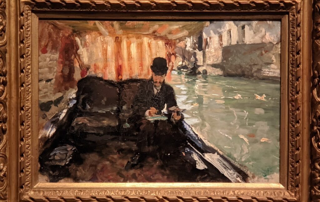 Ramon Subercaseaux in a Gondola, 1880 by John Singer Sargent, Sargent and Paris